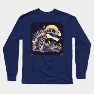 Mystery dinosaur skeleton Long Sleeve T-Shirt